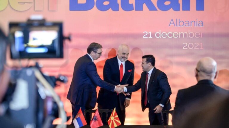 Albania, North Macedonia, Serbia Deepen Ties At ‘Open Balkan’ Summit
