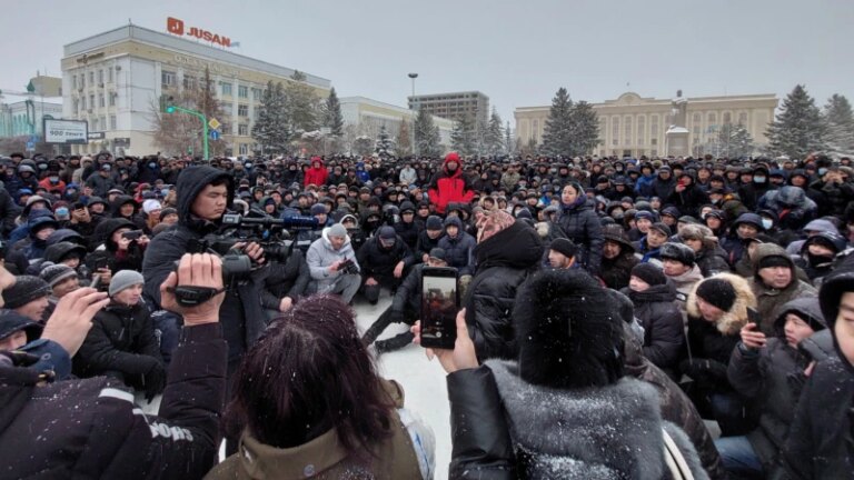 ‘Fight Far From Over’ For One Kazakh Protester, Despite Clampdown On Demonstrations